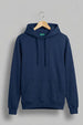 Navy Plain Regular Fit Hoodie