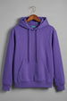 Purple Plain Regular Hoodie
