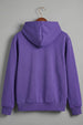 Purple Plain Regular Hoodie
