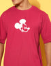 Viva Magenta Disney Mickey Oversized T-Shirt Veirdo
