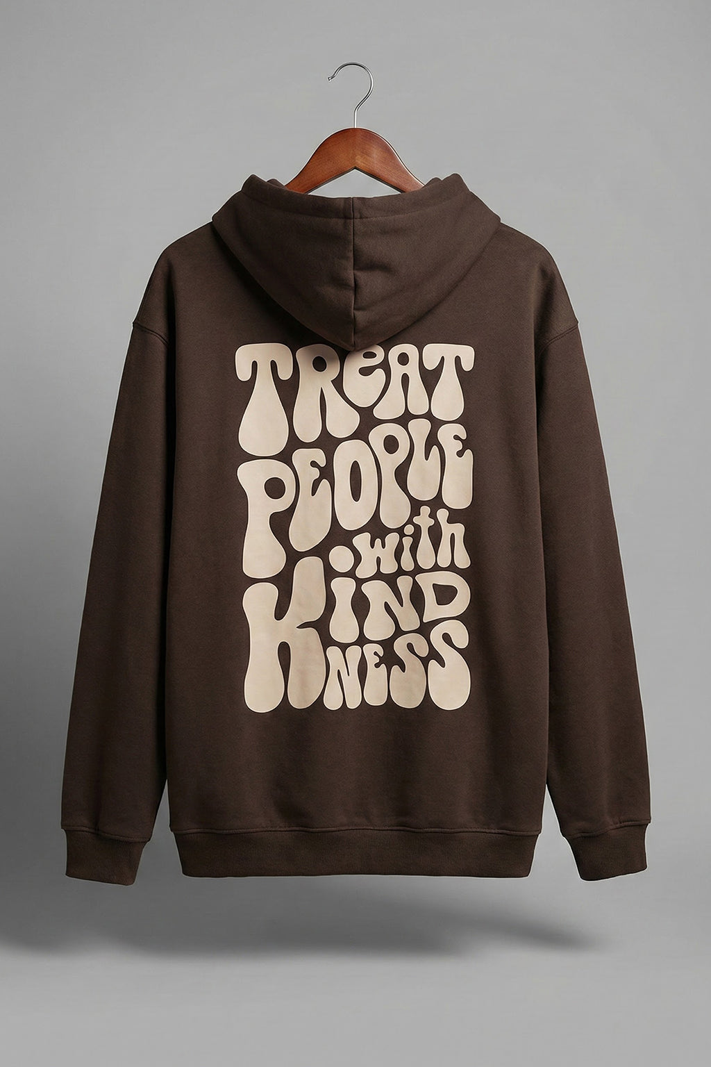 Brandy Bliss: Chic Brown Sun Men's Regular Fit Hoodie