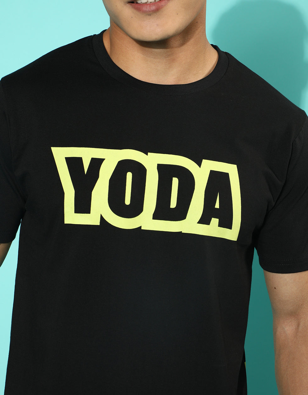 Yoda Black Original Starwars Tee Veirdo