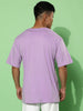 Everything Gonna Be Okay Lilac Oversized Printed Tshirt