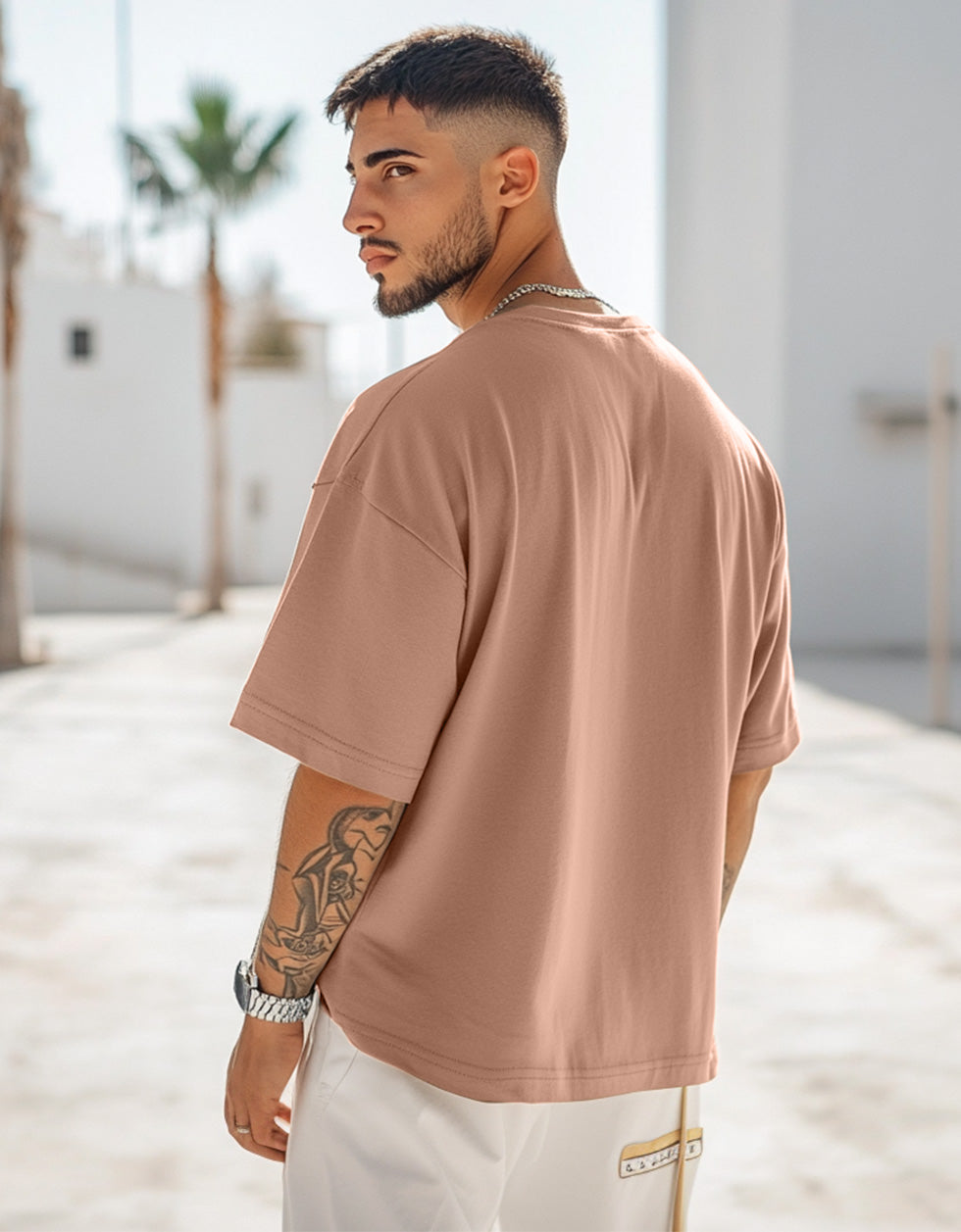 Cork Plain Oversized T-shirt