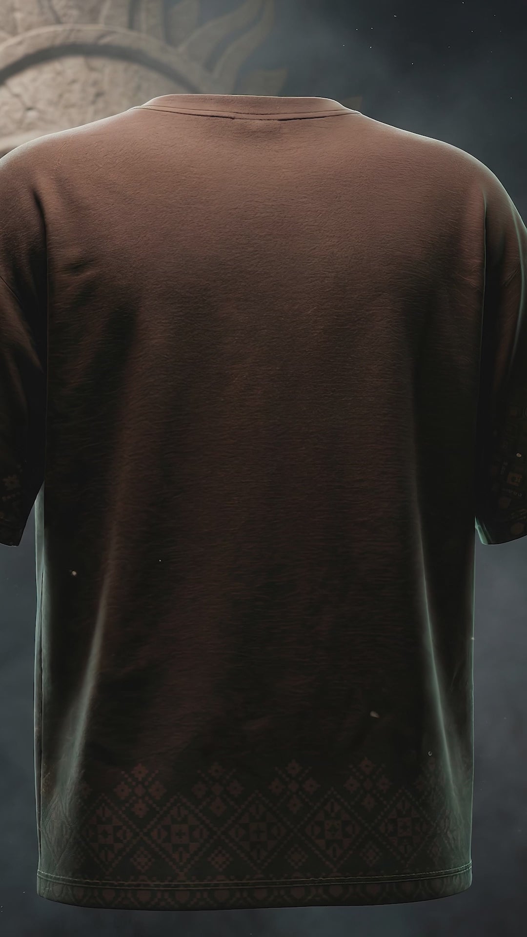 आर्य Brown Puff Printed Exclusive T-shirt Epic Collection