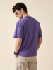 Veirdo Future Dusk Embossed Oversized Plain T-Shirt